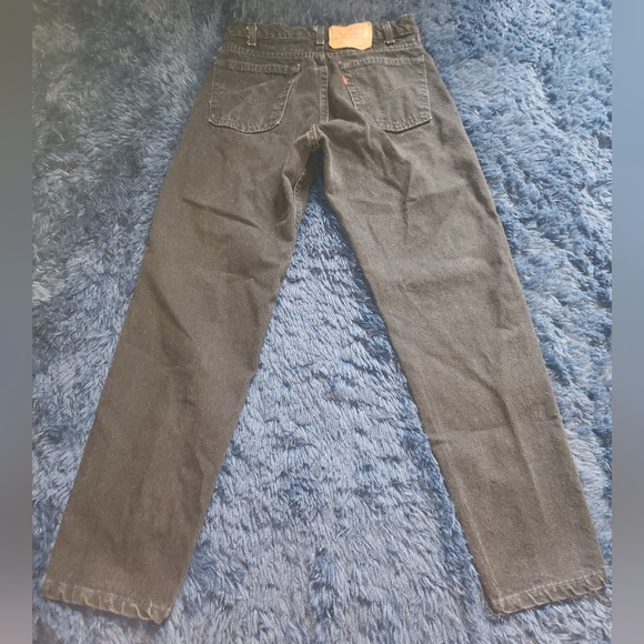 Levi's mens black vintage jeans 90s size 30x30 - Picture 2 of 5
